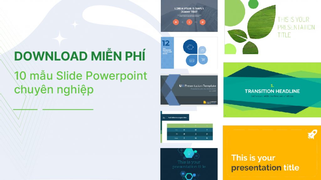 Download miễn phí 10 mẫu Slide PowerPoint chuyên nghiệp - Diwe